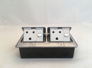 Pop Up Floor Outlet Box Combined With Switch 3 Pin 13A BR Ground Socket